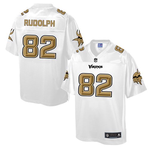 Kyle Rudolph Minnesota Vikings white Pro Line jersey