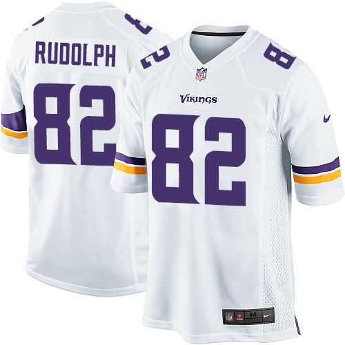 Kyle Rudolph Minnesota Vikings white Elite jersey