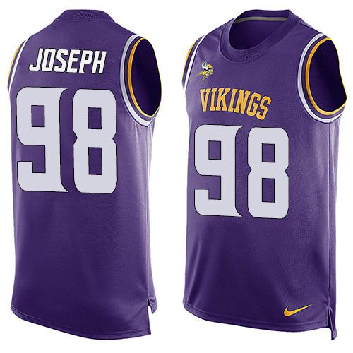 Linval Joseph Minnesota Vikings purple jersey