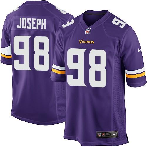 Linval Joseph Minnesota Vikings purple Elite jersey