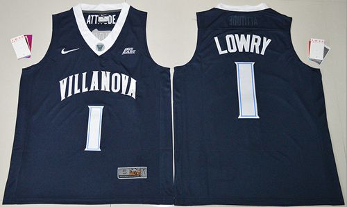 Custom Villanova Wildcats navy jersey