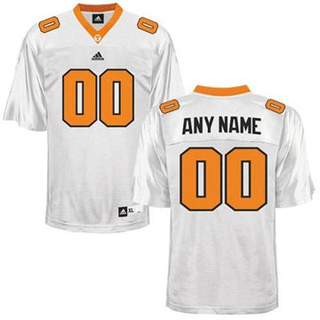 Custom Tennessee Volunteers white Authentic jersey