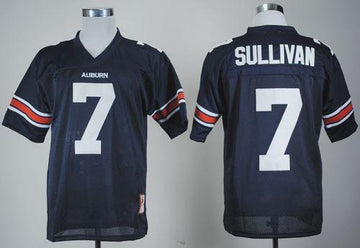 Custom Auburn Tigers blue Throwback jersey