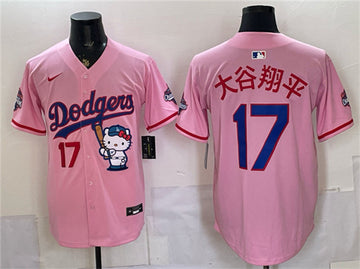Shohei Ohtani Los Angeles Dodgers pink jersey