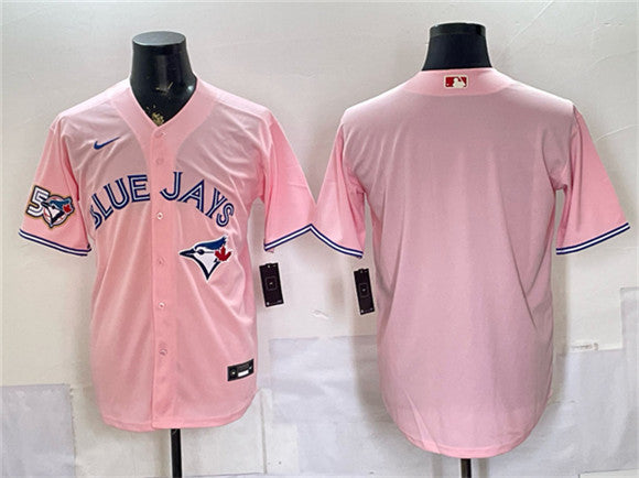 Custom Toronto Blue Jays pink jersey