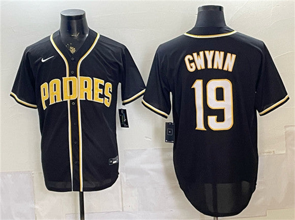 Tony Gwynn San Diego Padres black Fashion jersey