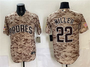 Mason Miller San Diego Padres tan Camo jersey