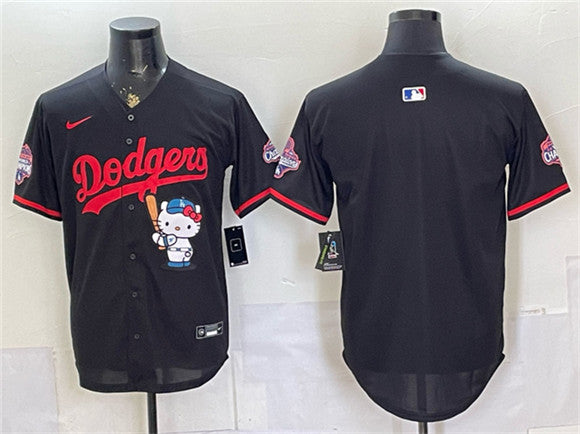 Custom Los Angeles Dodgers black jersey