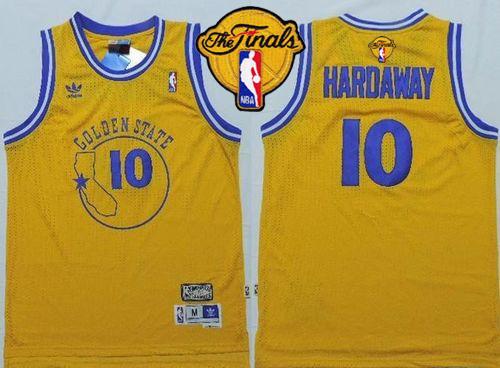 Tim Hardaway Golden State Warriors gold Throwback jersey