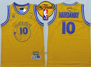 Tim Hardaway Golden State Warriors gold Throwback jersey
