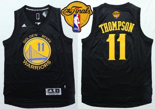 Klay Thompson Golden State Warriors black Fashion jersey