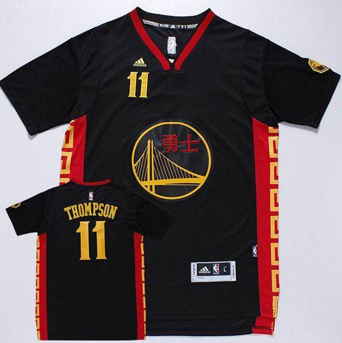 Klay Thompson Golden State Warriors black jersey