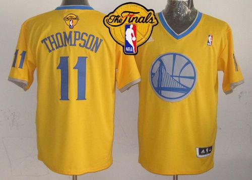 Klay Thompson Golden State Warriors gold jersey