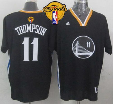 Klay Thompson New Golden State Warriors black Alternate jersey