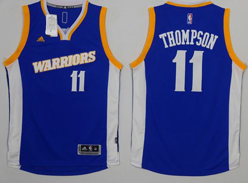 Klay Thompson Golden State Warriors royal jersey