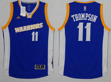 Klay Thompson Golden State Warriors royal jersey