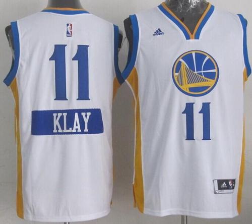 Klay Thompson Golden State Warriors white jersey