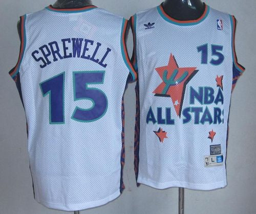 Latrell Sprewell Golden State Warriors white Throwback jersey