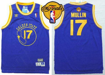 Chris Mullin Golden State Warriors blue Throwback jersey