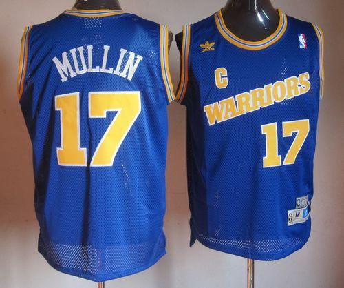 Chris Mullin Golden State Warriors blue Throwback jersey