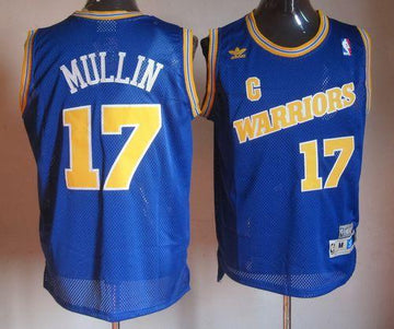 Chris Mullin Golden State Warriors blue Throwback jersey