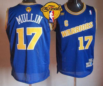 Chris Mullin Golden State Warriors blue Throwback jersey