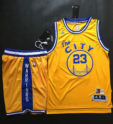 Draymond Green Golden State Warriors gold Throwback jersey