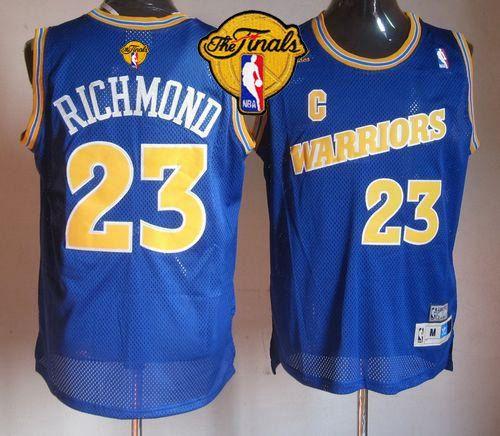 Mitch Richmond Golden State Warriors blue Throwback jersey