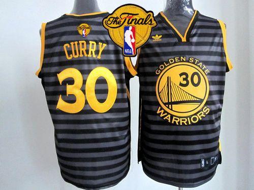 Stephen Curry Golden State Warriors black-grey jersey