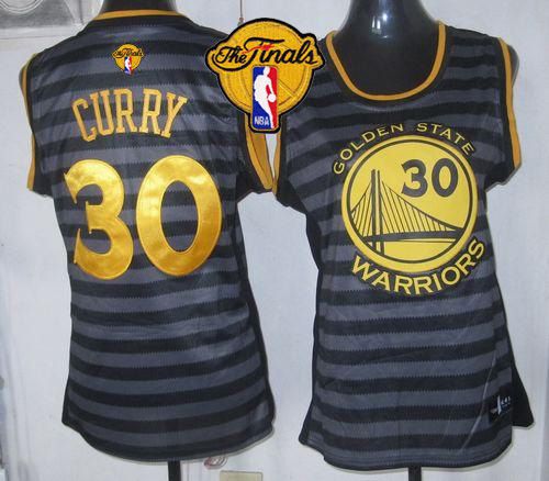 Stephen Curry Golden State Warriors black-grey jersey