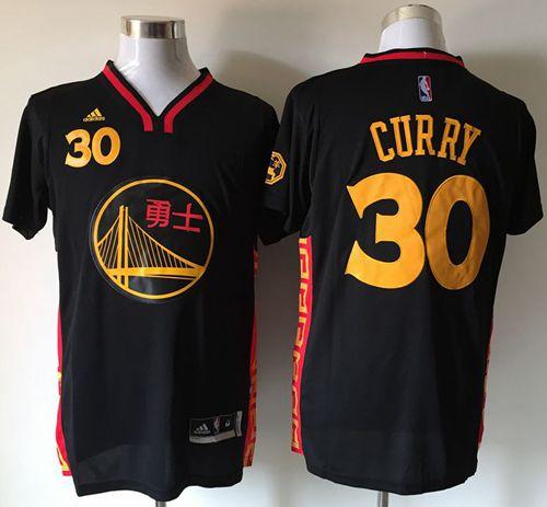 Stephen Curry Golden State Warriors black jersey