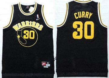 Stephen Curry Golden State Warriors black Throwback jersey