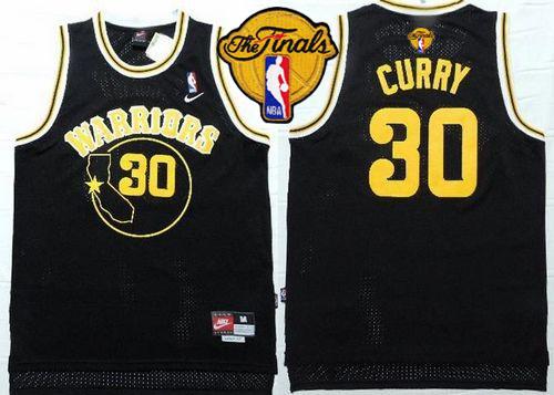 Stephen Curry Golden State Warriors black Throwback jersey