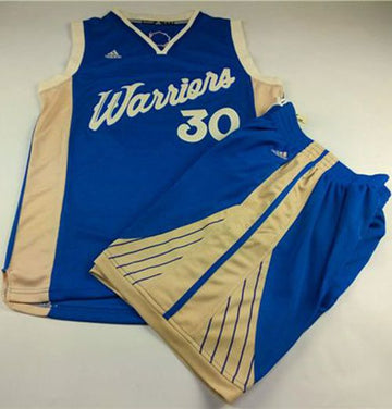 Stephen Curry Golden State Warriors blue jersey
