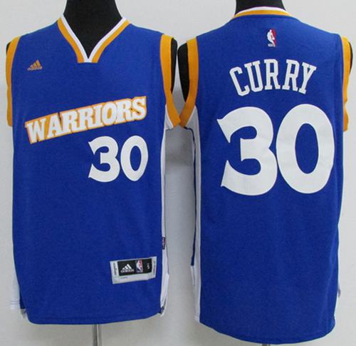 Stephen Curry Golden State Warriors blue jersey