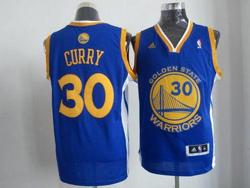 Stephen Curry Golden State Warriors blue jersey