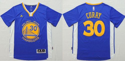 Stephen Curry Golden State Warriors blue jersey