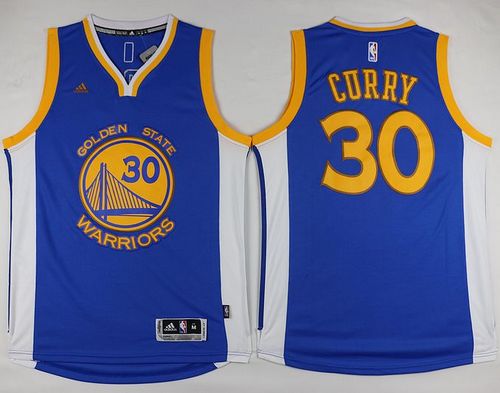 Stephen Curry Golden State Warriors blue jersey