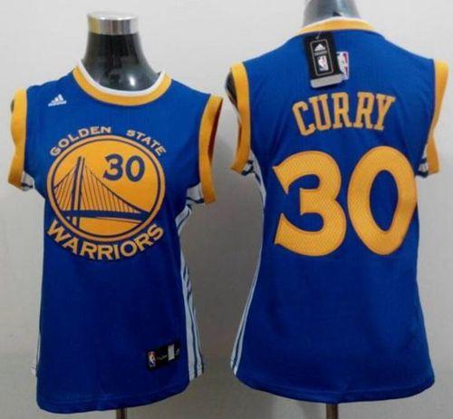 Stephen Curry Golden State Warriors blue Road jersey
