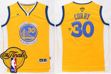 Stephen Curry Golden State Warriors gold jersey