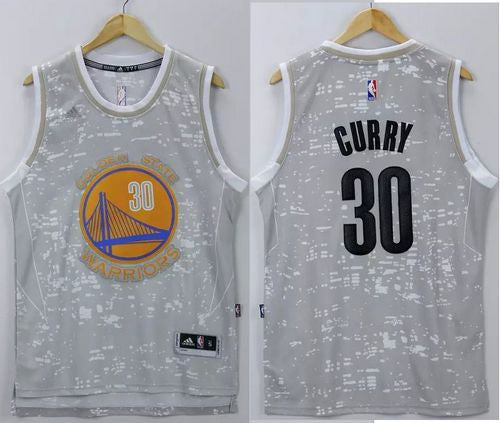 Stephen Curry Golden State Warriors grey jersey