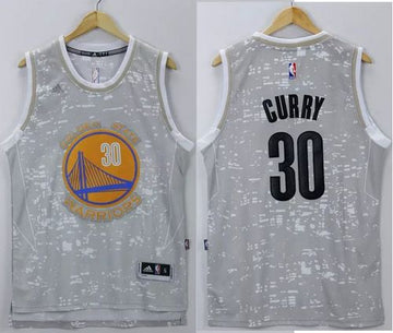Stephen Curry Golden State Warriors grey jersey