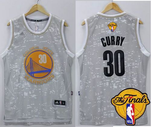 Stephen Curry Golden State Warriors grey jersey