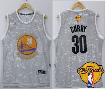 Stephen Curry Golden State Warriors grey jersey