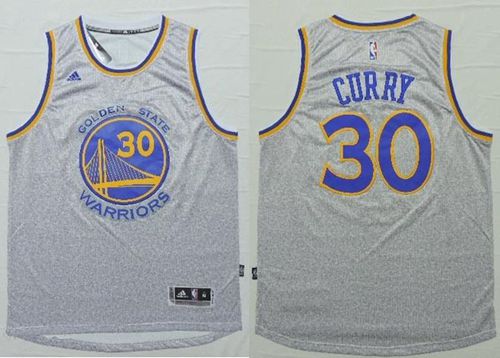 Stephen Curry Golden State Warriors grey Fashion jersey
