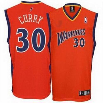 Stephen Curry Golden State Warriors orange jersey