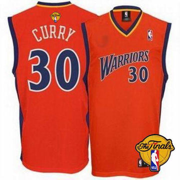 Stephen Curry Golden State Warriors orange jersey