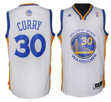 Stephen Curry Golden State Warriors white jersey