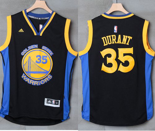 Kevin Durant Golden State Warriors black-blue jersey