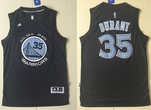 Kevin Durant Golden State Warriors black Fashion jersey